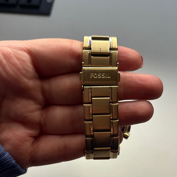 Fossil Gold-Tone Chronograph Watch - Picture 2 of 4